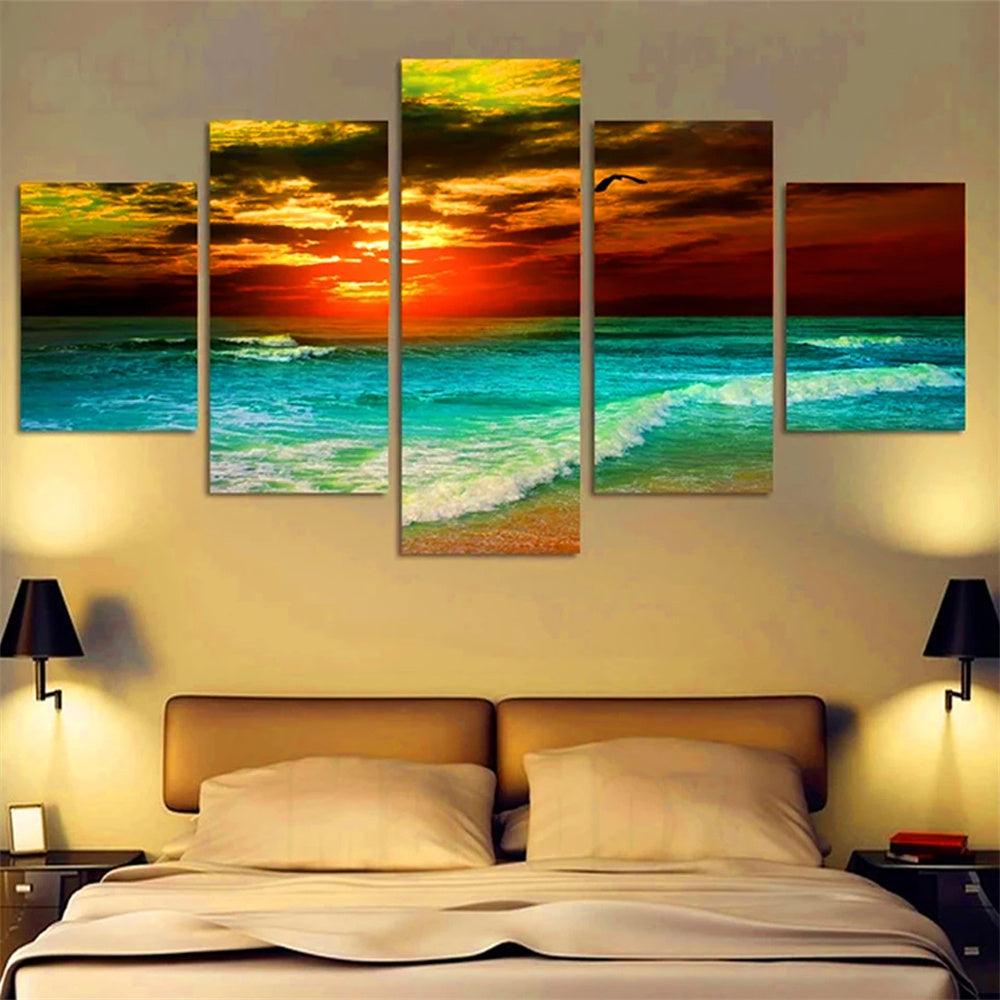 5 Paneele Diamond Painting-Strand - Jetzt bei diamondspainting kaufen
