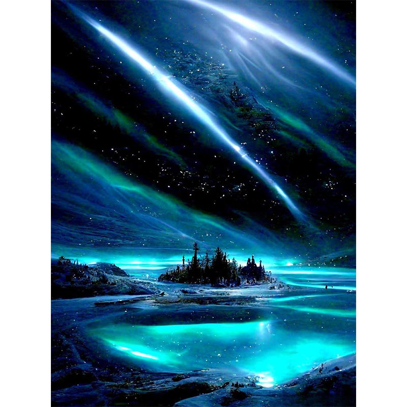 Diamond Painting-Magische Polarlichter