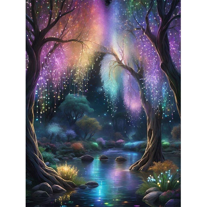 AB Diamond Painting-Bunter Wald
