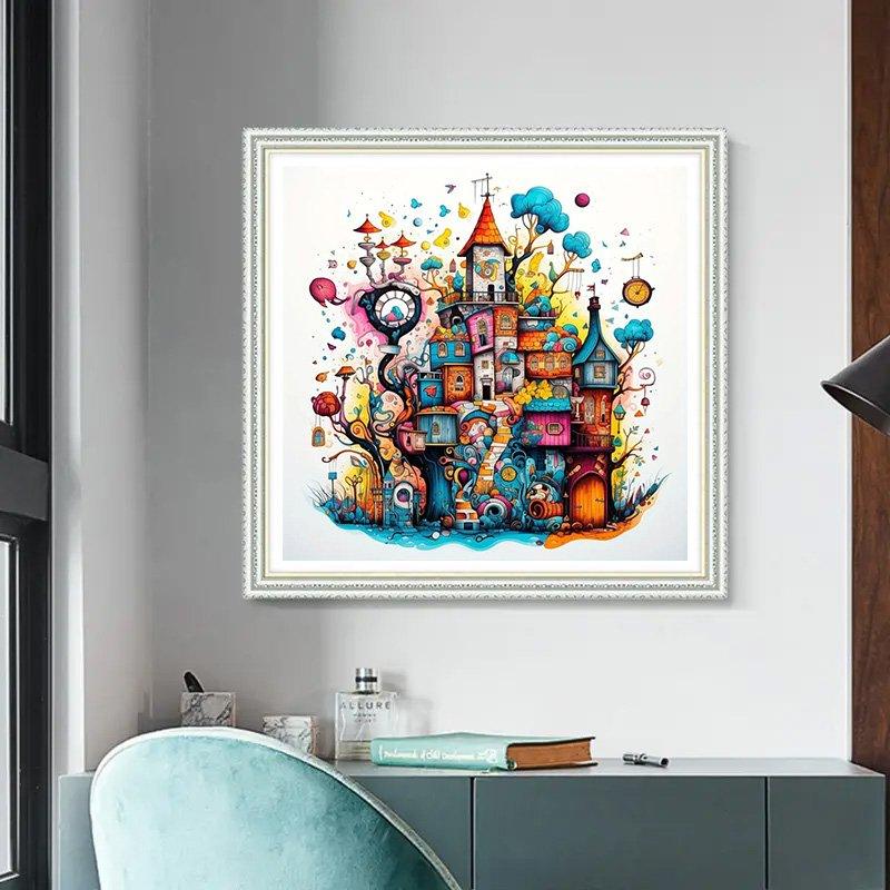 AB Diamond Painting-Mehrfamilienhaus - Jetzt bei diamondspainting kaufen