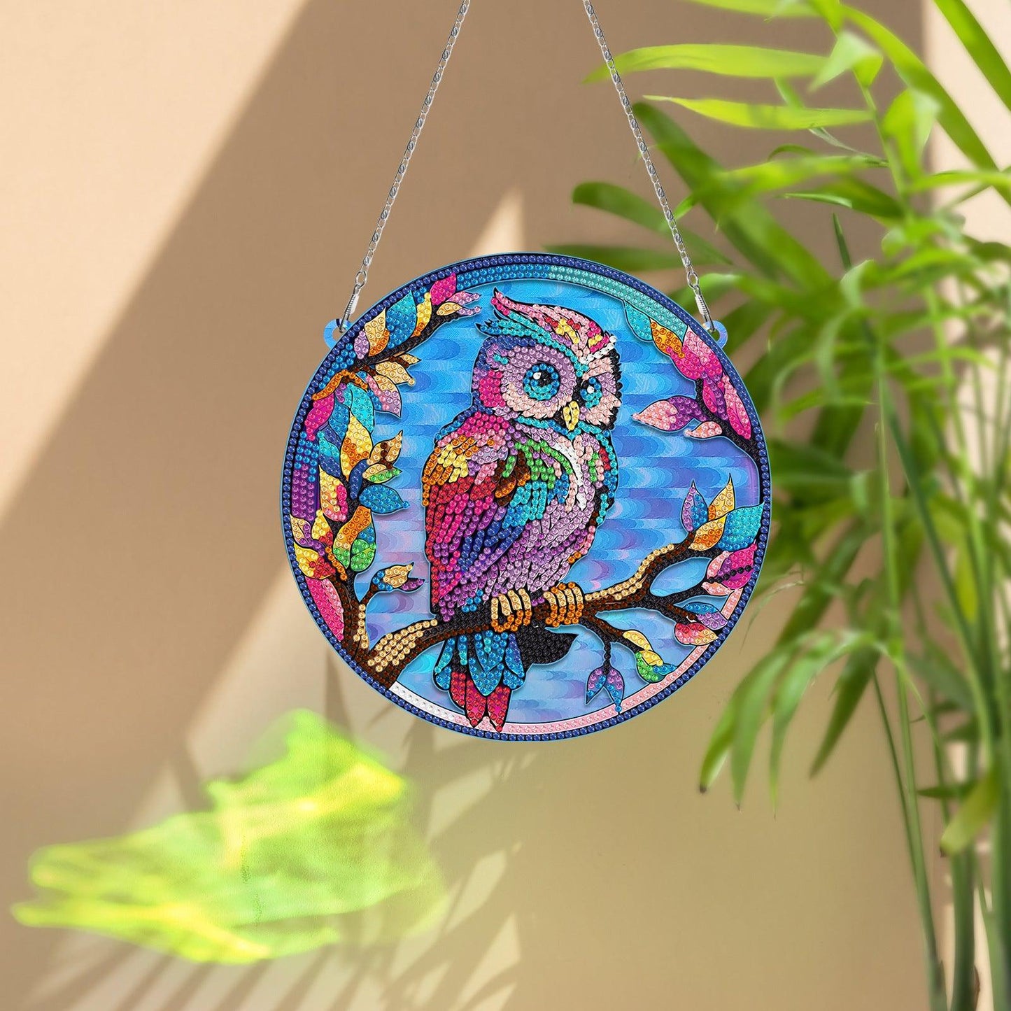 Accessoires- Dekorativer Wandbehang (Eule) - Jetzt bei diamondspainting kaufen