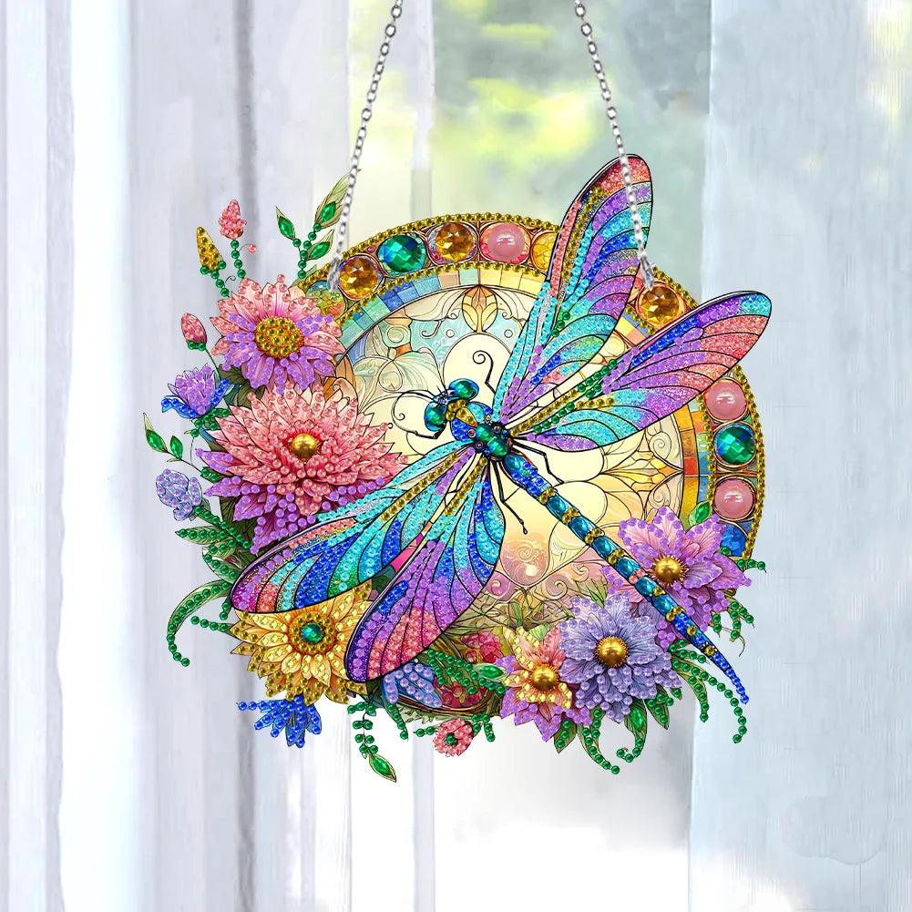Accessoires-Dekorativer Wandbehang (Libelle) - Jetzt bei diamondspainting kaufen