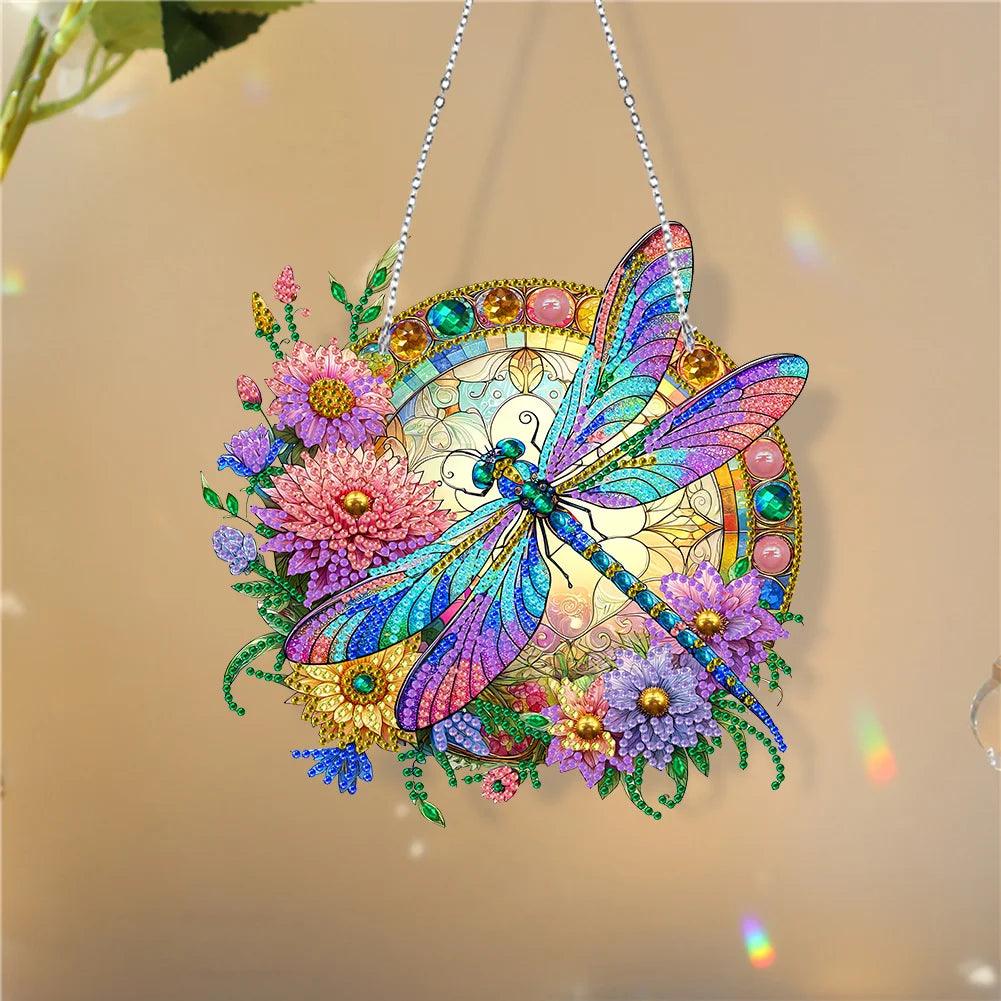 Accessoires-Dekorativer Wandbehang (Libelle) - Jetzt bei diamondspainting kaufen