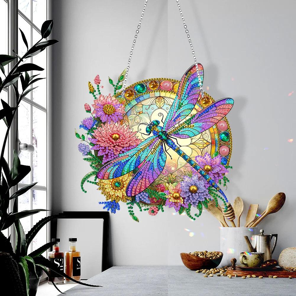 Accessoires-Dekorativer Wandbehang (Libelle) - Jetzt bei diamondspainting kaufen