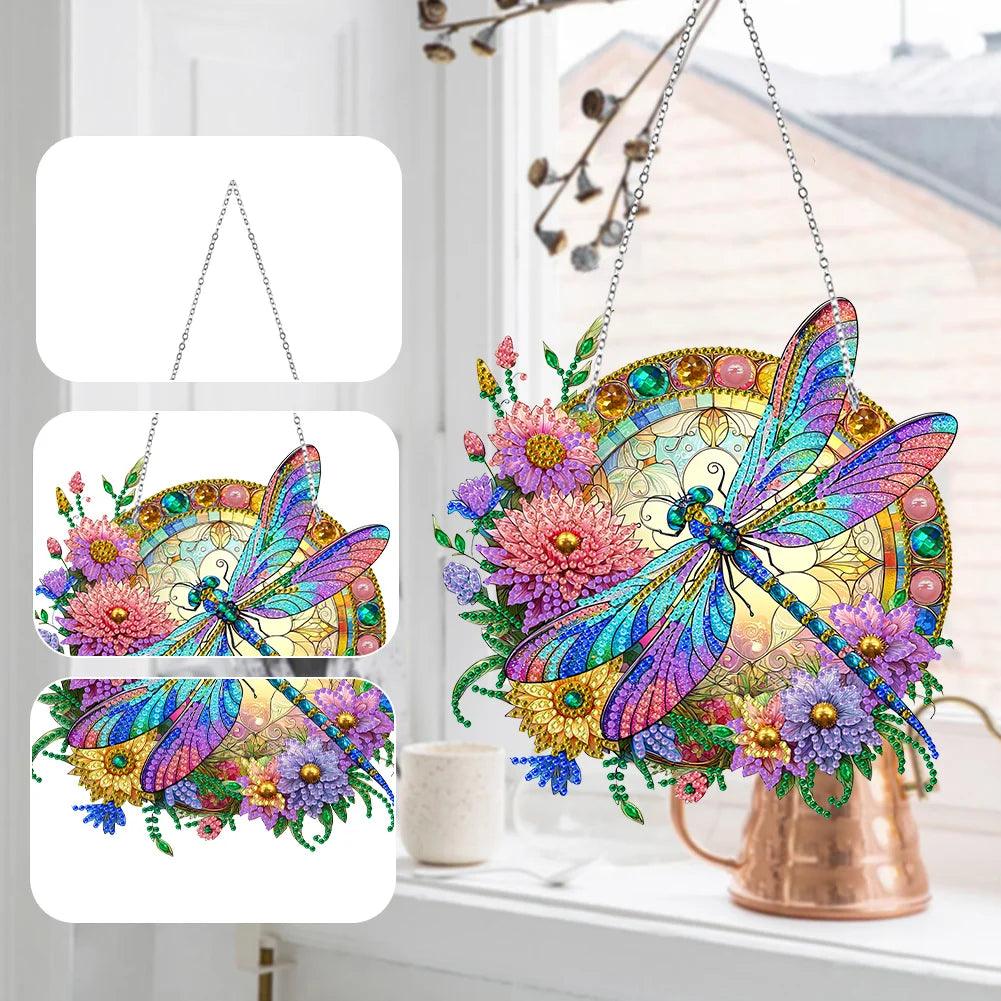 Accessoires-Dekorativer Wandbehang (Libelle) - Jetzt bei diamondspainting kaufen