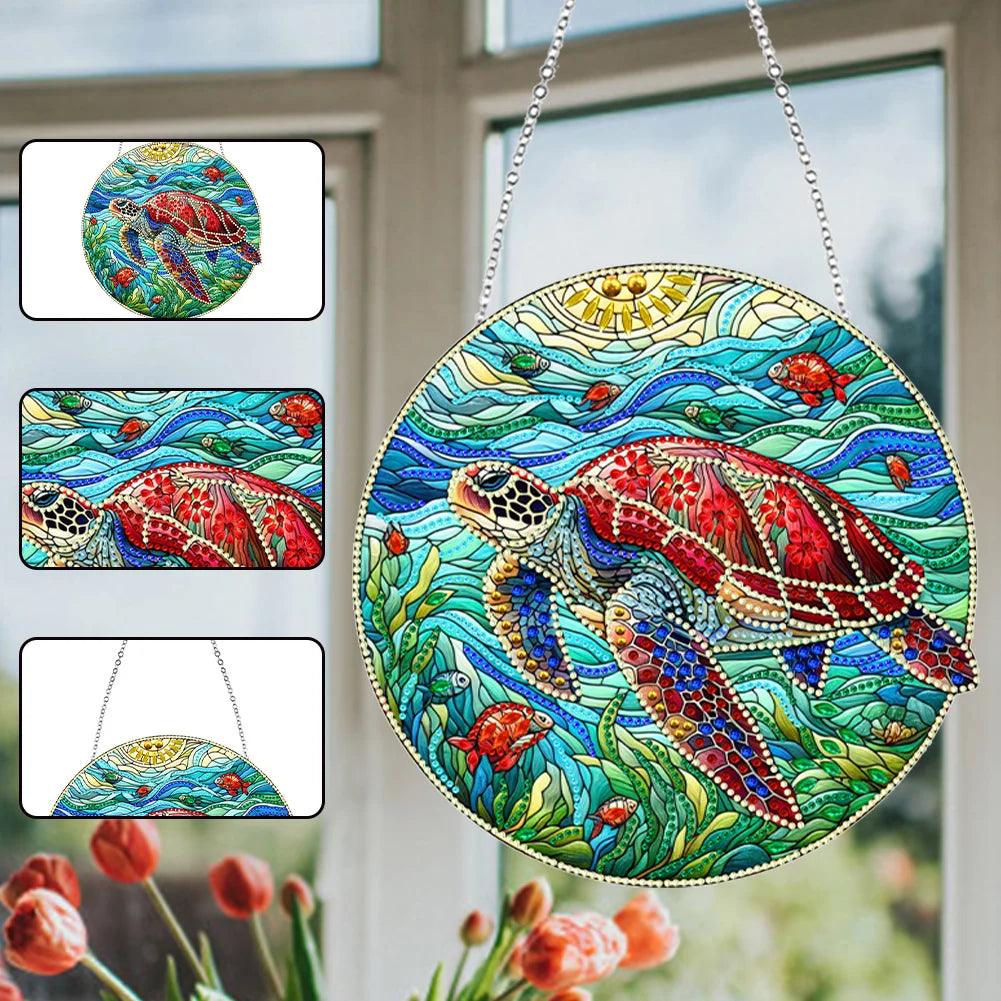 Accessoires-Dekorativer Wandbehang(Schildkröte) - Jetzt bei diamondspainting kaufen