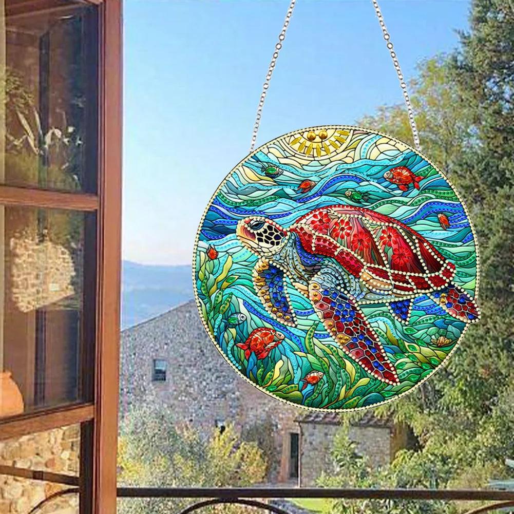 Accessoires-Dekorativer Wandbehang(Schildkröte) - Jetzt bei diamondspainting kaufen