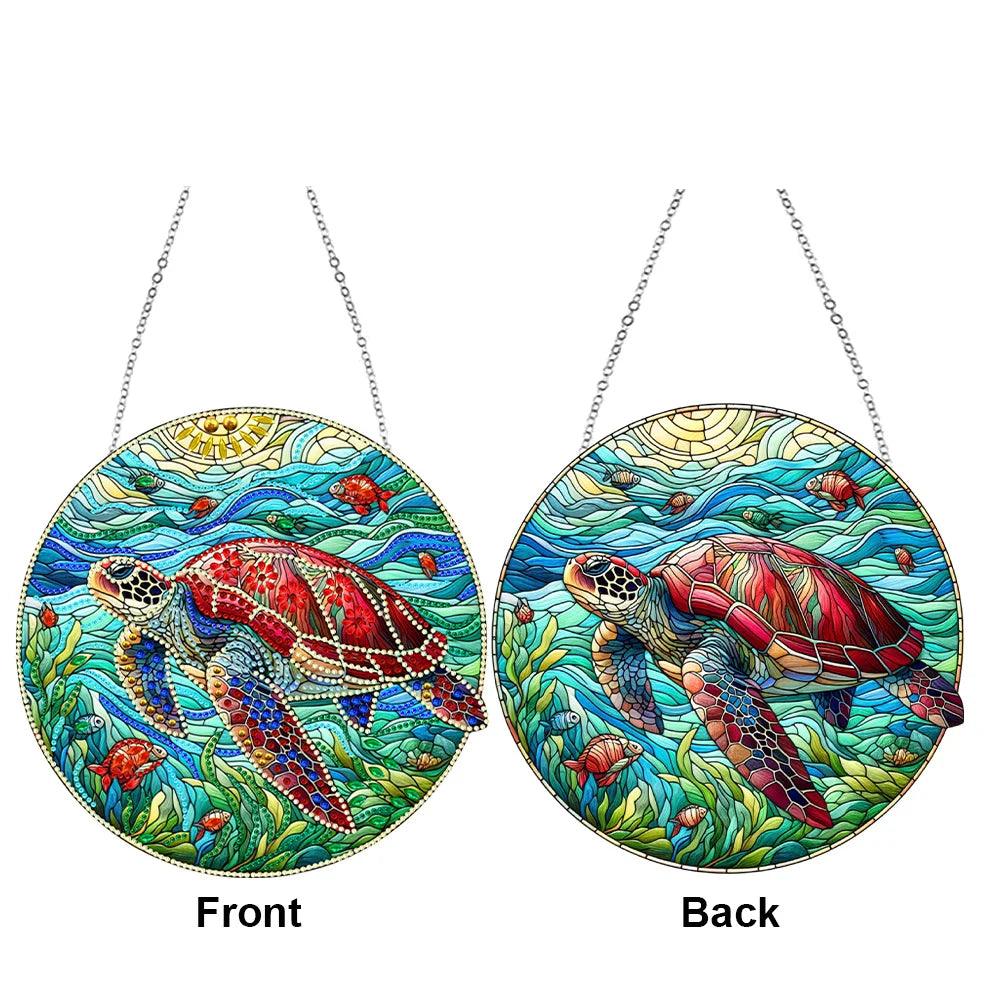 Accessoires-Dekorativer Wandbehang(Schildkröte) - Jetzt bei diamondspainting kaufen