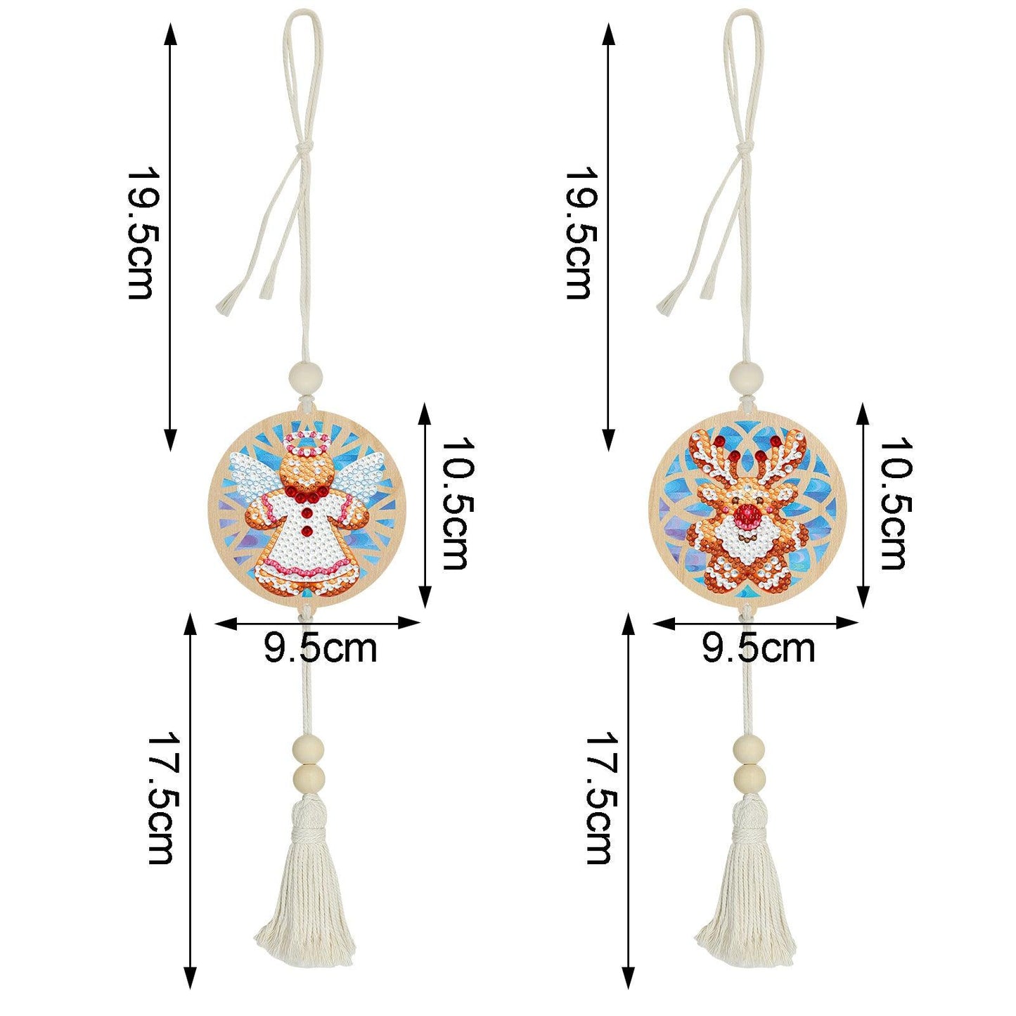 Accessoires- Wanddekoration, zweiteiliges Set(Weihnachten) - Jetzt bei diamondspainting kaufen