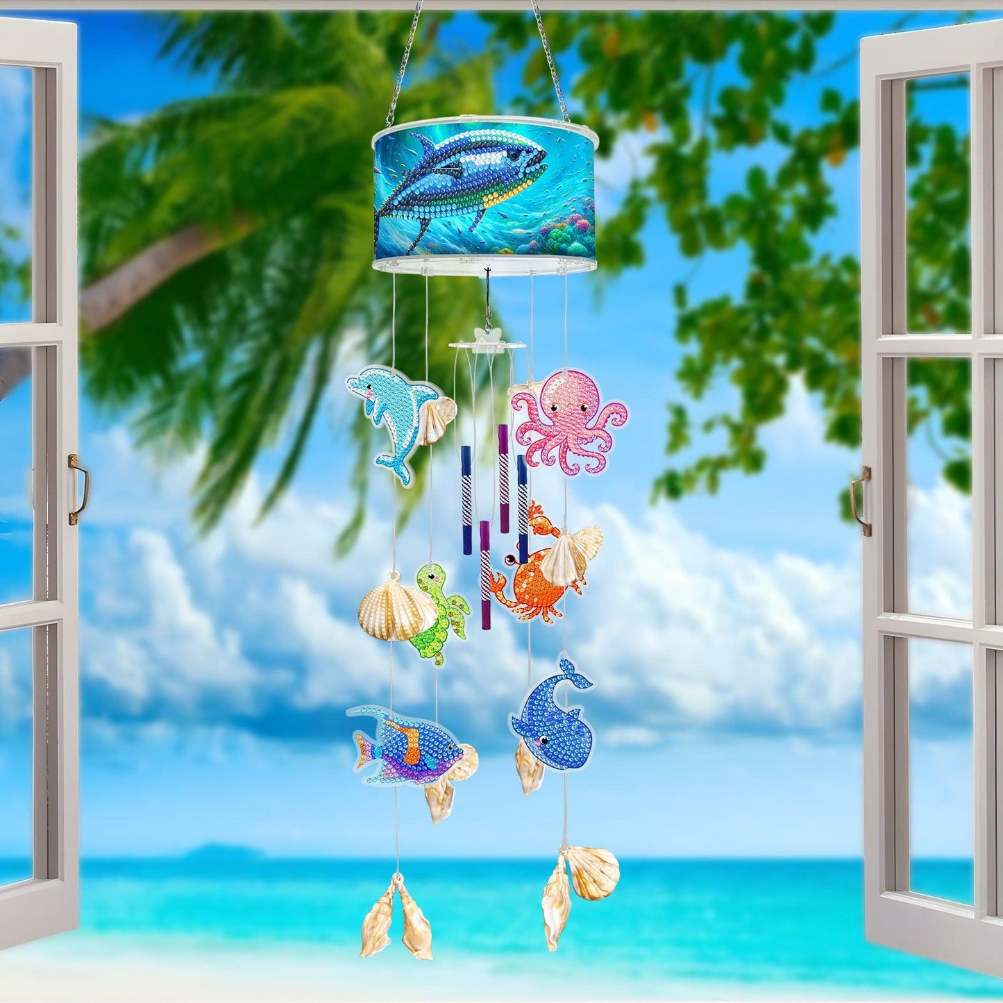 Accessoires-Windspiele(Meeresschildkröte) - Jetzt bei diamondspainting kaufen