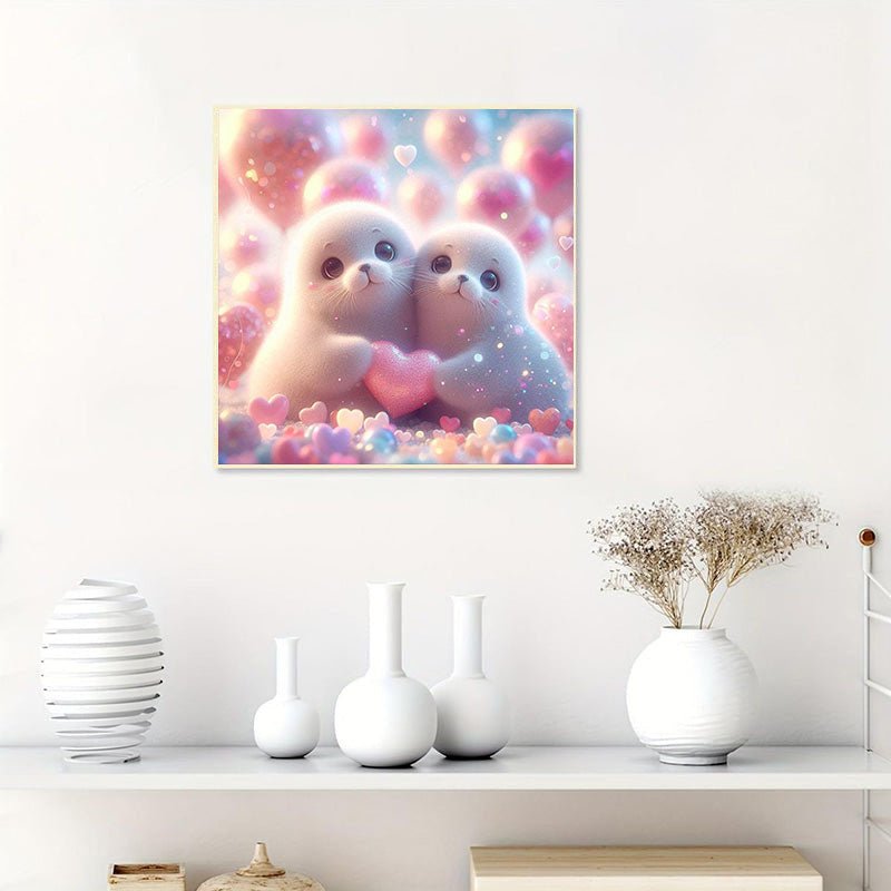Diamond Painting-Baby Robbe