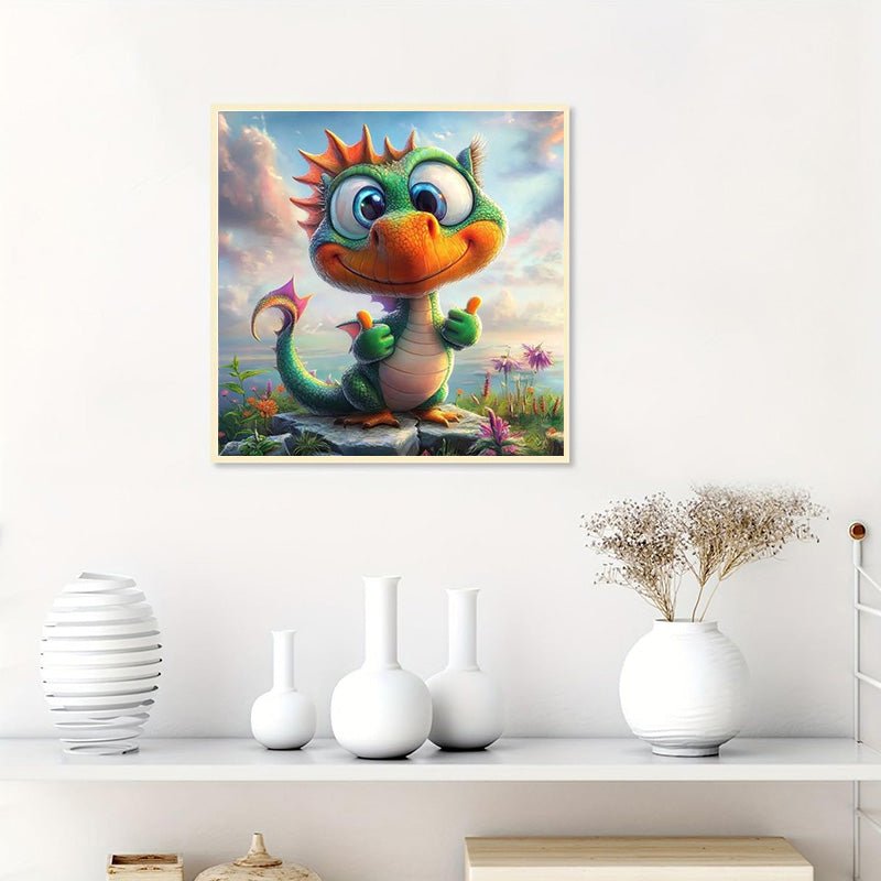 Diamond Painting-Daumen hoch, Drago!
