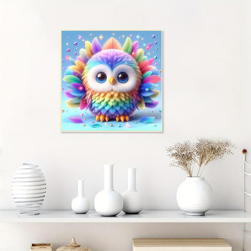 Diamond Painting-Der bunte Vogel