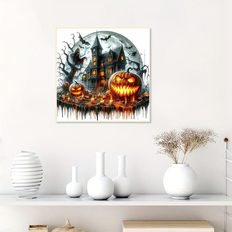 Diamond Painting-Geisterhaus