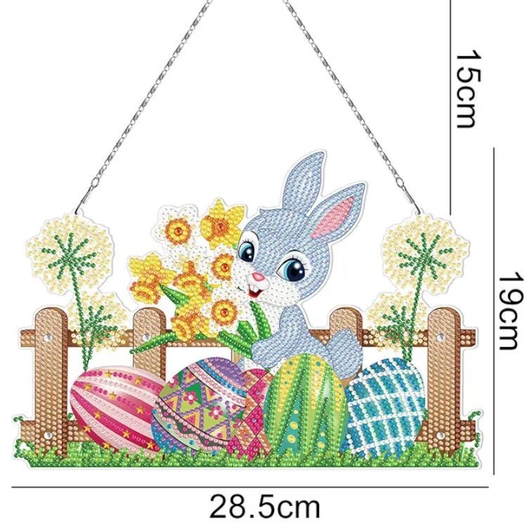 Diamond Painting-Glitzernder Osterhase Aufhänger - Jetzt bei diamondspainting kaufen