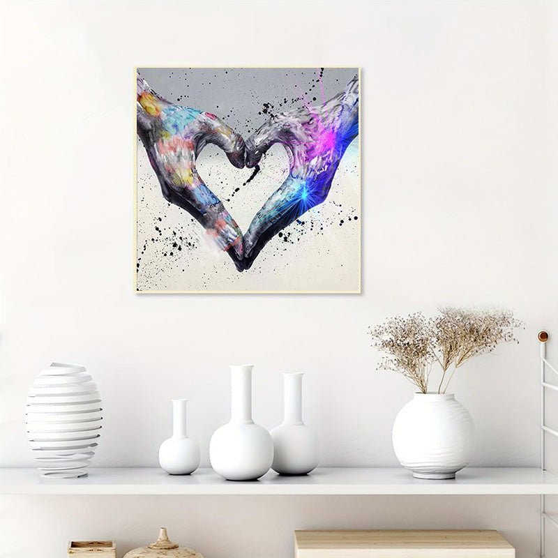 Diamond Painting-Handfläche