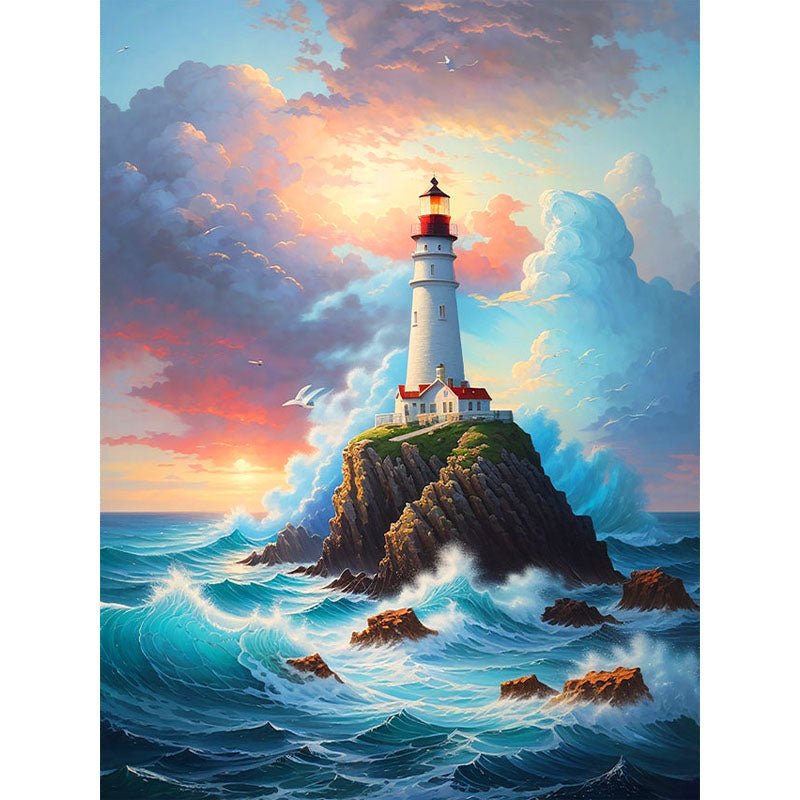 Diamond Painting-Hoffnung im Sturm