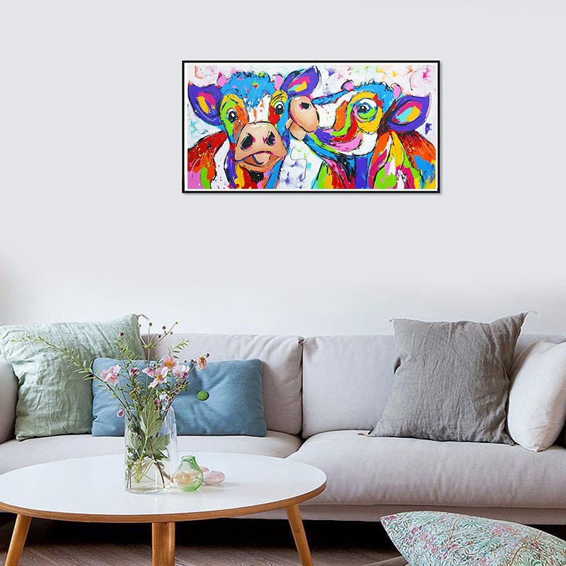 Diamond Painting-Kuhpärchen