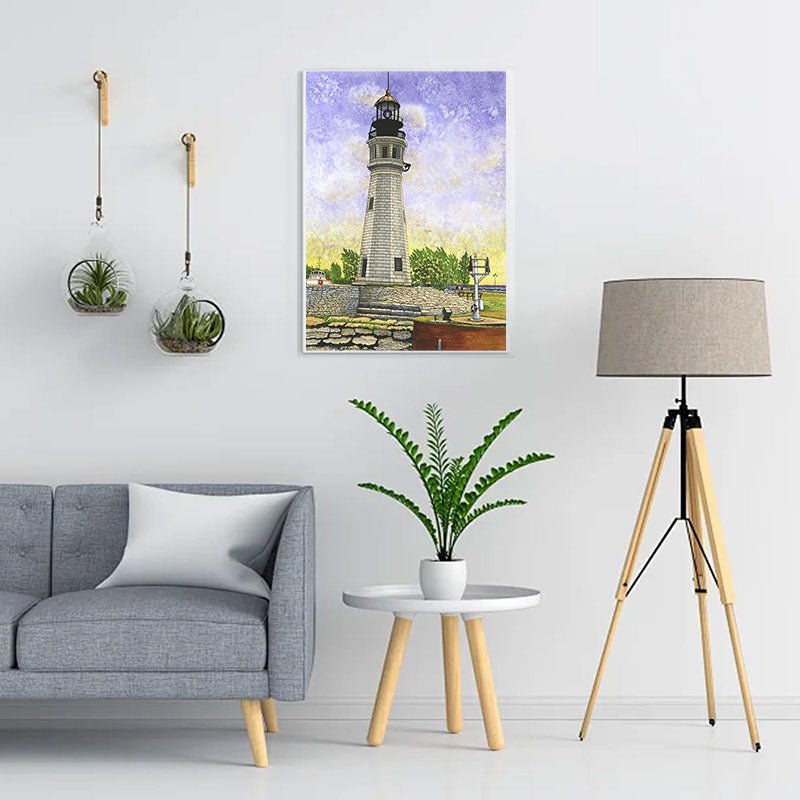 Diamond Painting-Leuchtturm