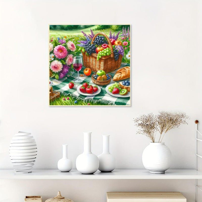 Diamond Painting-Nachmittagstee