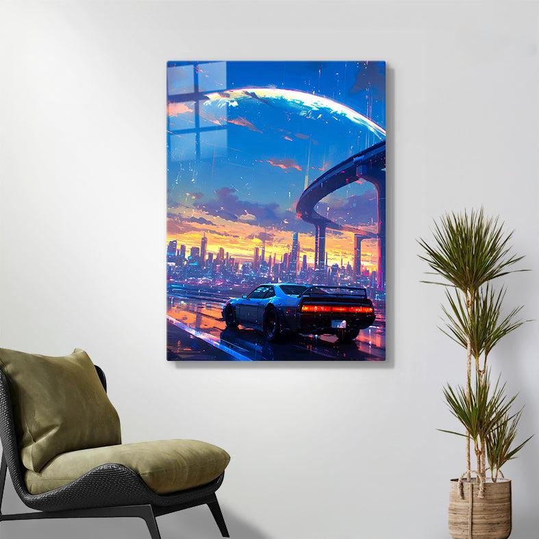Diamond Painting-Neon Highway