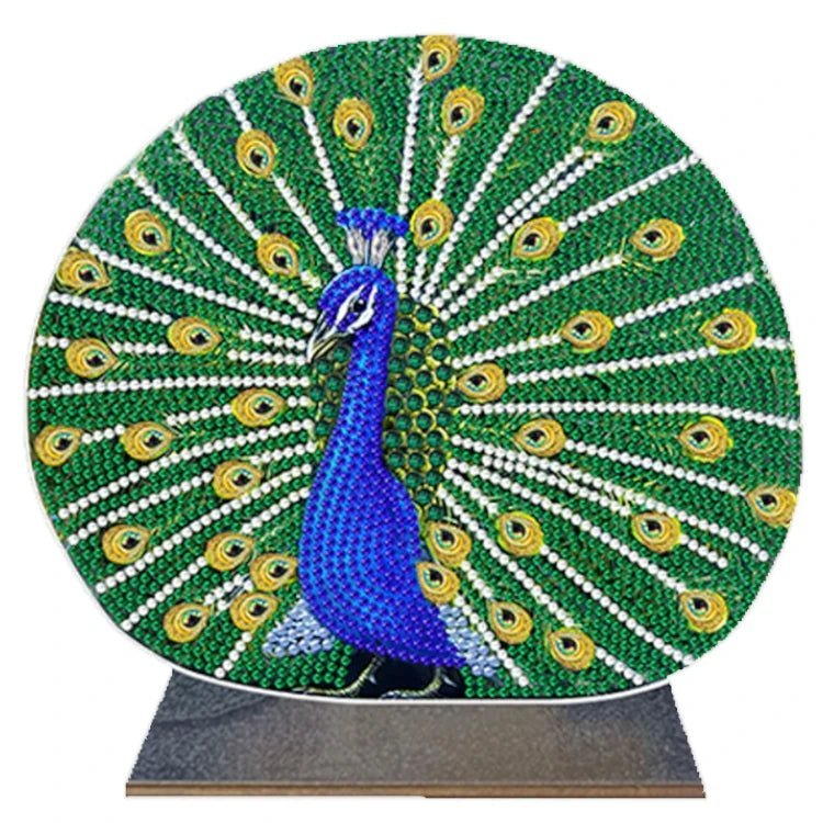 Diamond Painting-Pfau Aufsteller - Jetzt bei diamondspainting kaufen