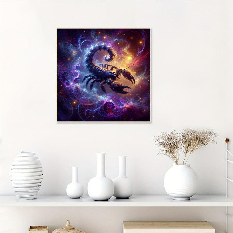Diamond Painting-Sternzeichen Skorpion