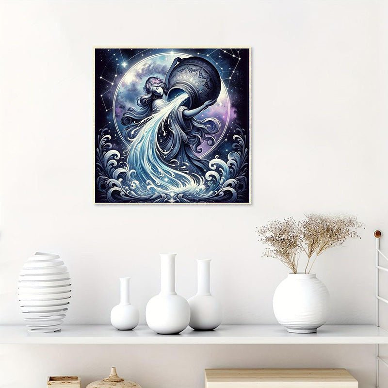 Diamond Painting-Sternzeichen Wassermann