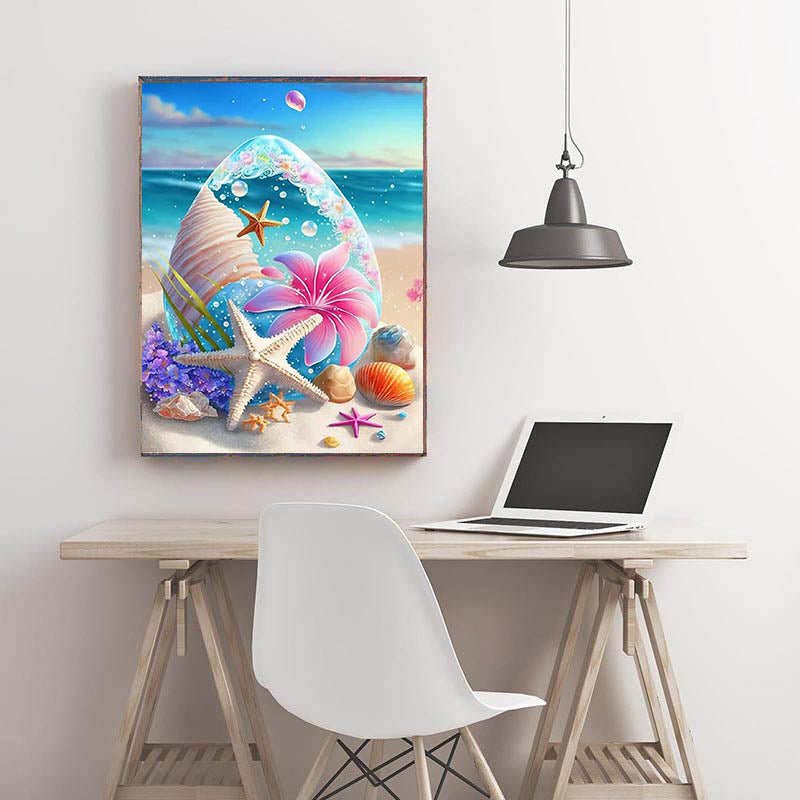 Diamond Painting-Strandzauber