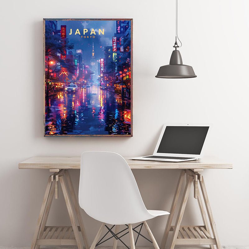 Diamond Painting-Tokyo bei Nacht