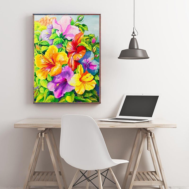 Diamond Painting-Tropenblüte