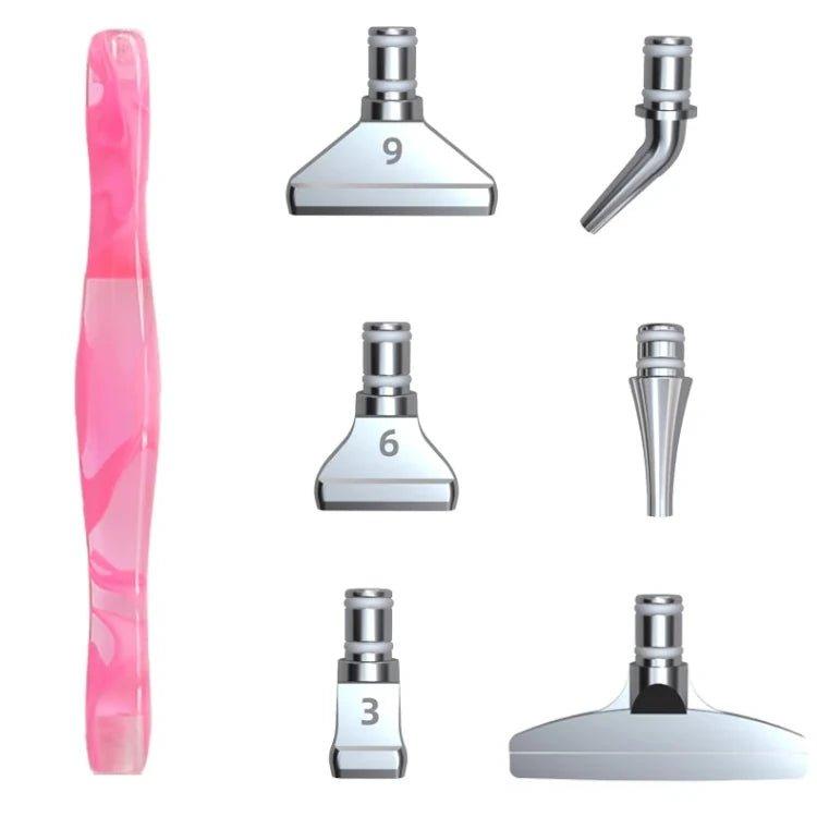 Ergonomischer Stift mit 6 Metall Aufsätzen - Diamond Painting - Jetzt bei diamondspainting kaufen