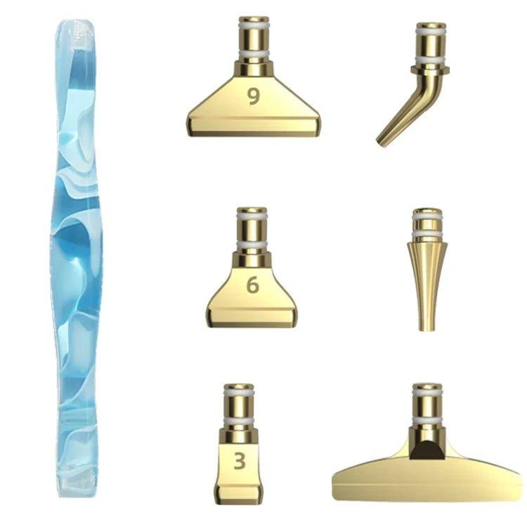 Ergonomischer Stift mit 6 Metall Aufsätzen - Diamond Painting - Jetzt bei diamondspainting kaufen