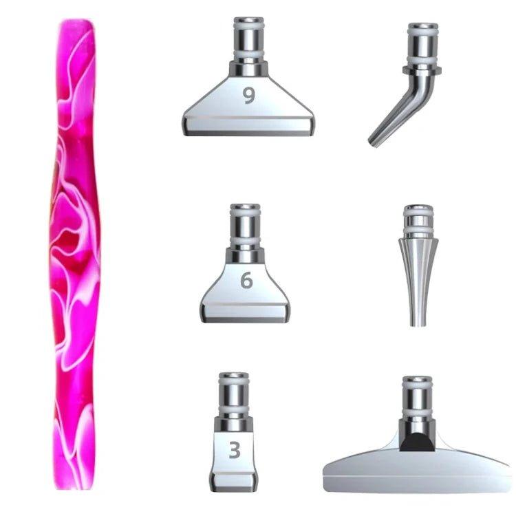 Ergonomischer Stift mit 6 Metall Aufsätzen - Diamond Painting - Jetzt bei diamondspainting kaufen