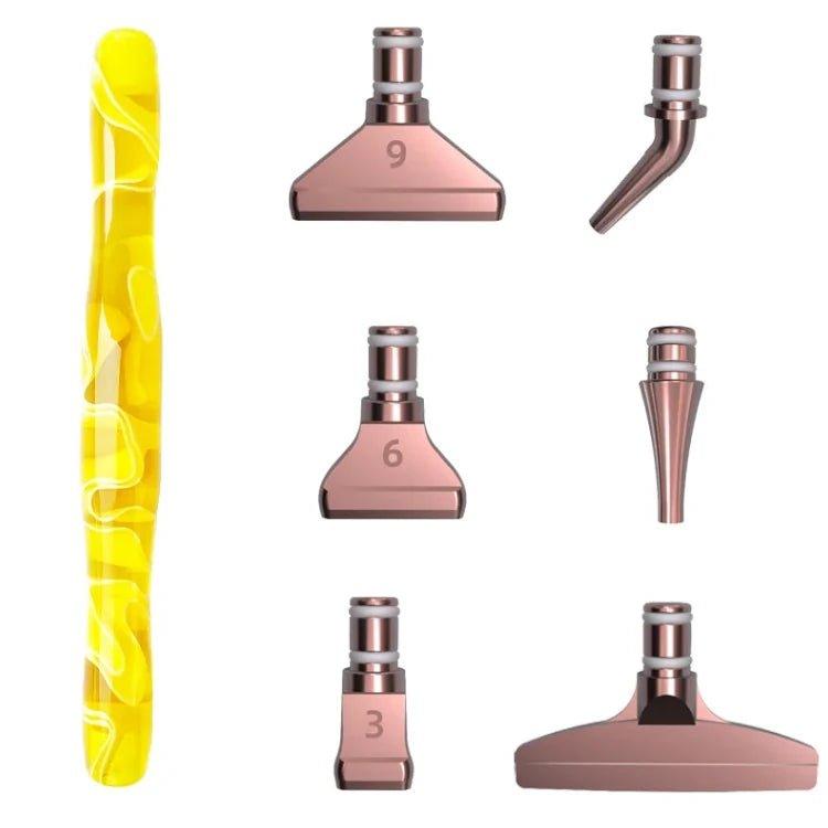 Ergonomischer Stift mit 6 Metall Aufsätzen - Diamond Painting - Jetzt bei diamondspainting kaufen
