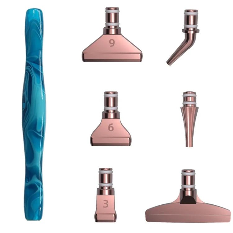 Ergonomischer Stift mit 6 Metall Aufsätzen - Diamond Painting - Jetzt bei diamondspainting kaufen