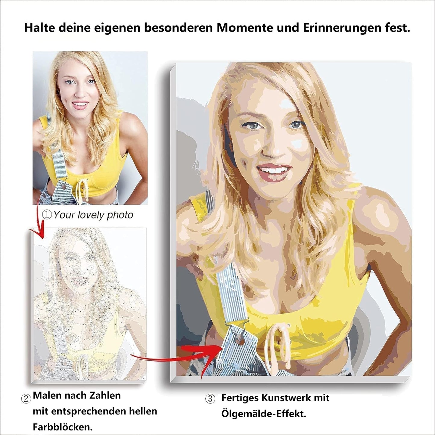 Malen nach Zahlen - Küstenstadt - Jetzt bei diamondspainting kaufen