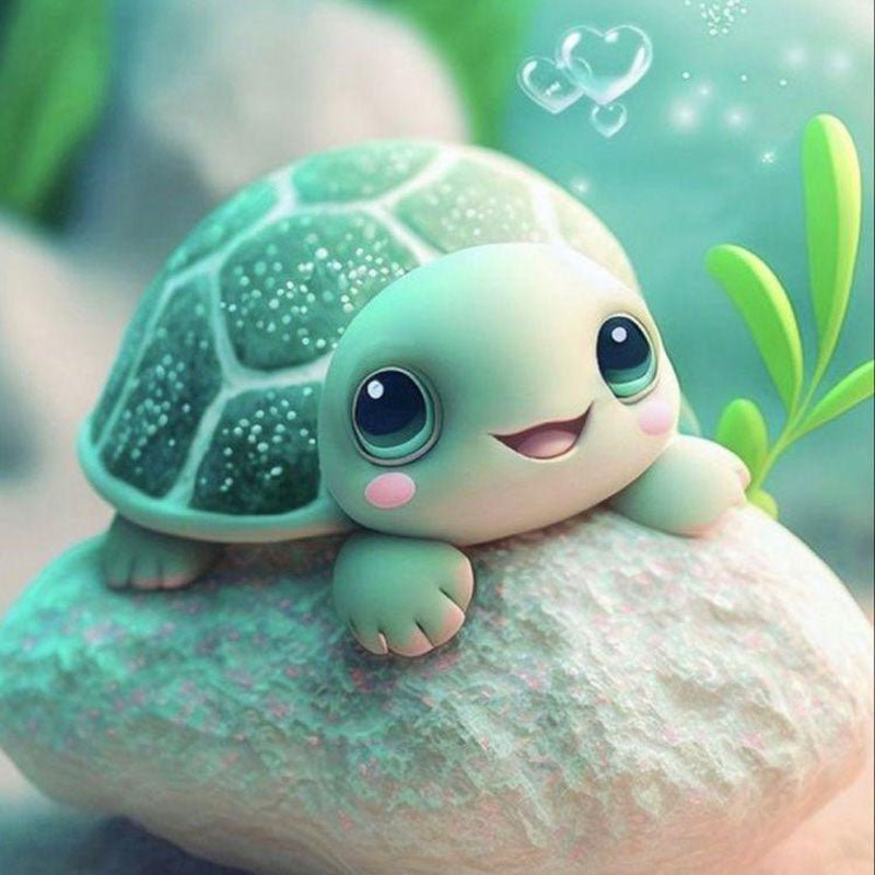 Strass- Babyschildkröte