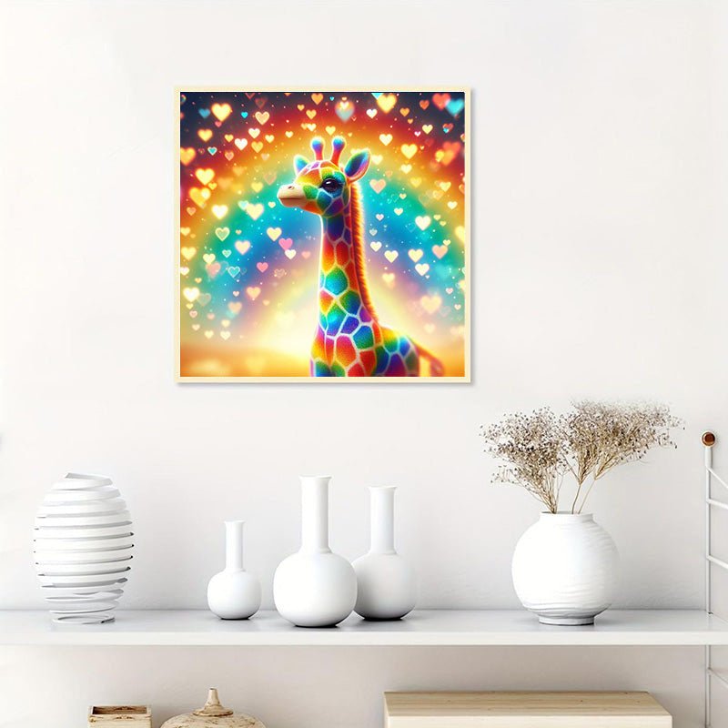 Rhinestone Landscape In Apple