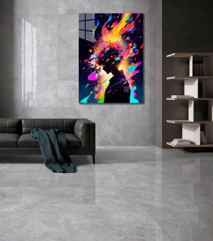 Strass-Graffiti Silhouette