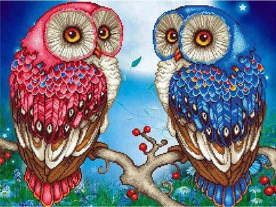 Diamond Painting Eule