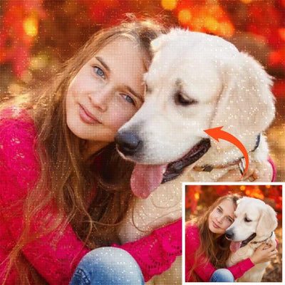 fotografie diamond painting