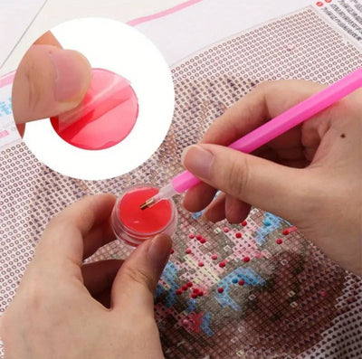 Warum nimmt mein Diamantmalstift keine Diamanten auf?