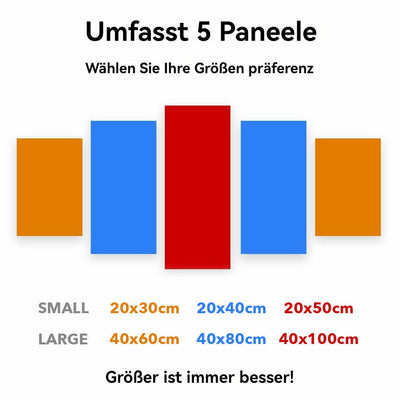 5 Paneele Diamond Painting-Laufendes Pferd - Jetzt bei diamondspainting kaufen