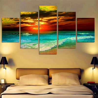 5 Paneele Diamond Painting-Strand - Jetzt bei diamondspainting kaufen