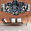 5 Paneele Diamond Painting-Tiger - Jetzt bei diamondspainting kaufen