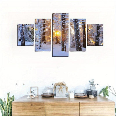 5 Paneele Diamond Painting-Winter - Jetzt bei diamondspainting kaufen
