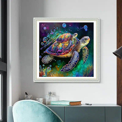 AB Diamond Painting-Schildkröten Familie - Jetzt bei diamondspainting kaufen