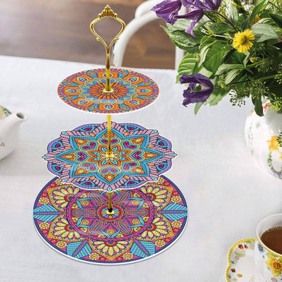 Accessoires- Dreischichtiger dreidimensionaler Speiseteller - Jetzt bei diamondspainting kaufen