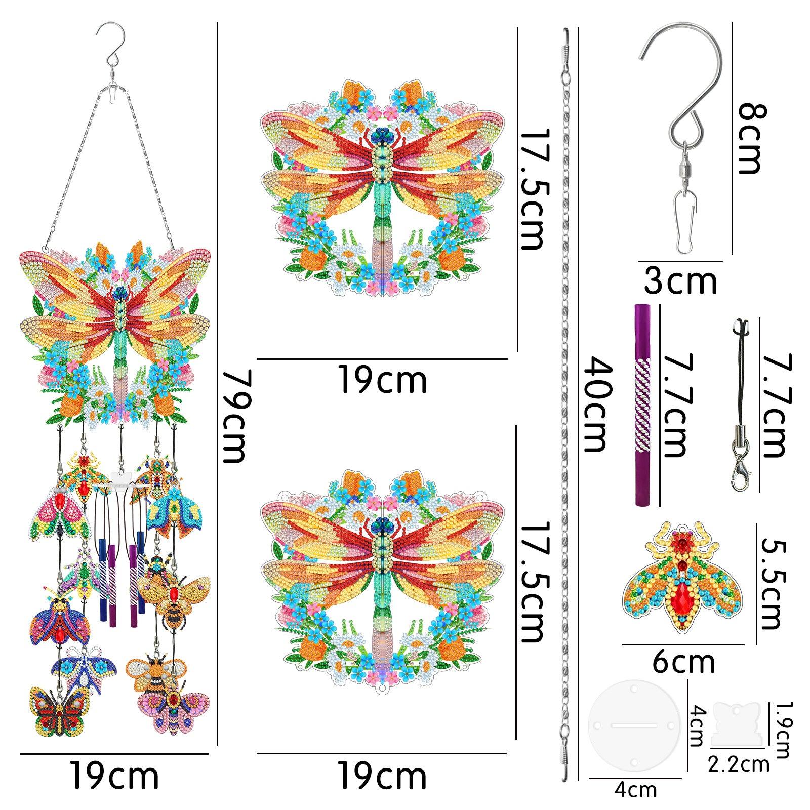 Accessoires-Hängende Windspiele (Schmetterling) - Jetzt bei diamondspainting kaufen